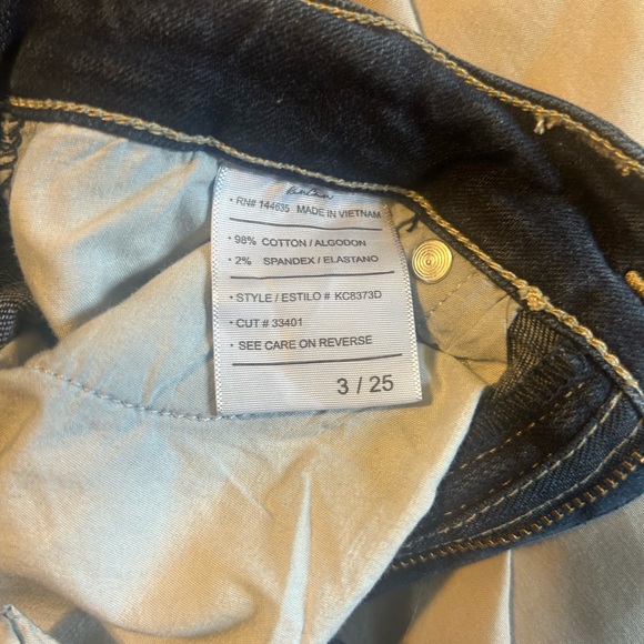 KanCan Dark Blue Distressed Ankle Jeans - Picture 10 of 10